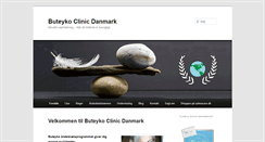 Desktop Screenshot of buteykoclinic.dk